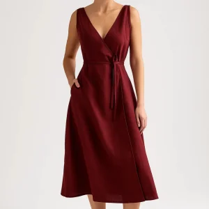Robe Femme | Midi | Élégante | silhouette ajustée pour Mi-Saison