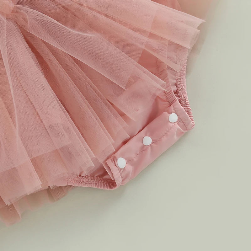 Barboteuse bébé en tulle – Image 8