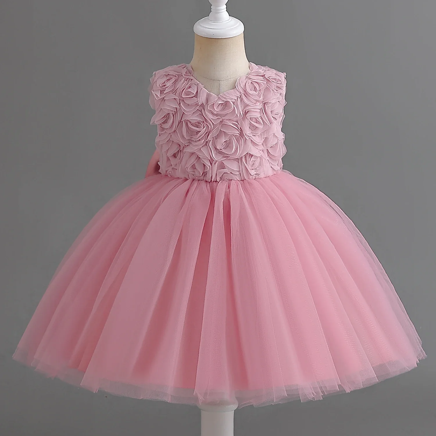 Robe cérémonie buste fleurie fille - 48h – Image 3