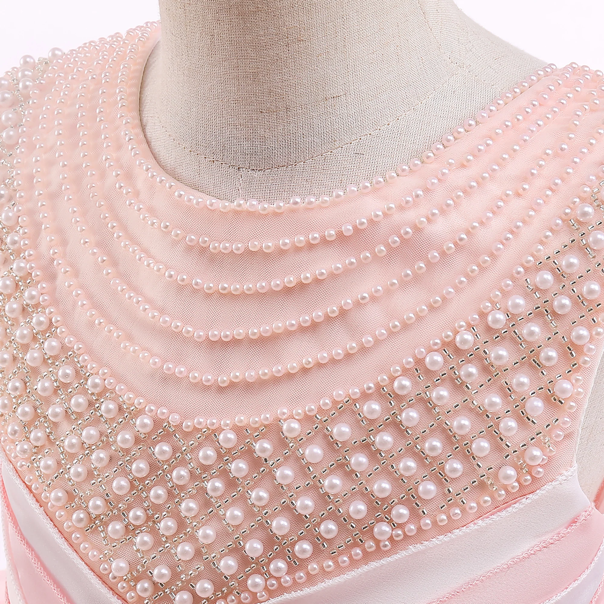 Robe cérémonie fille rose – Image 4
