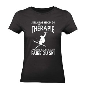T-shirt Femme Ski Thérapie
