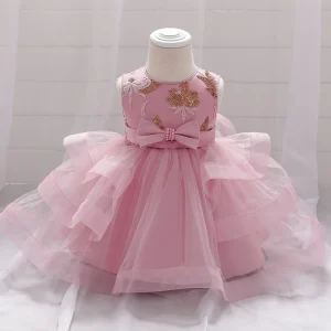 Robe cérémonie bébé fille tulipe - 48h