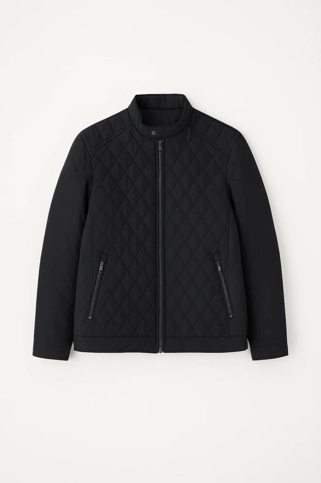 Veste Homme | Matelassée Col Montant | Style Minimaliste pour Hiver – Image 2