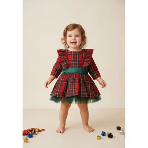 Robe Écossaise de noël bébé Margaux