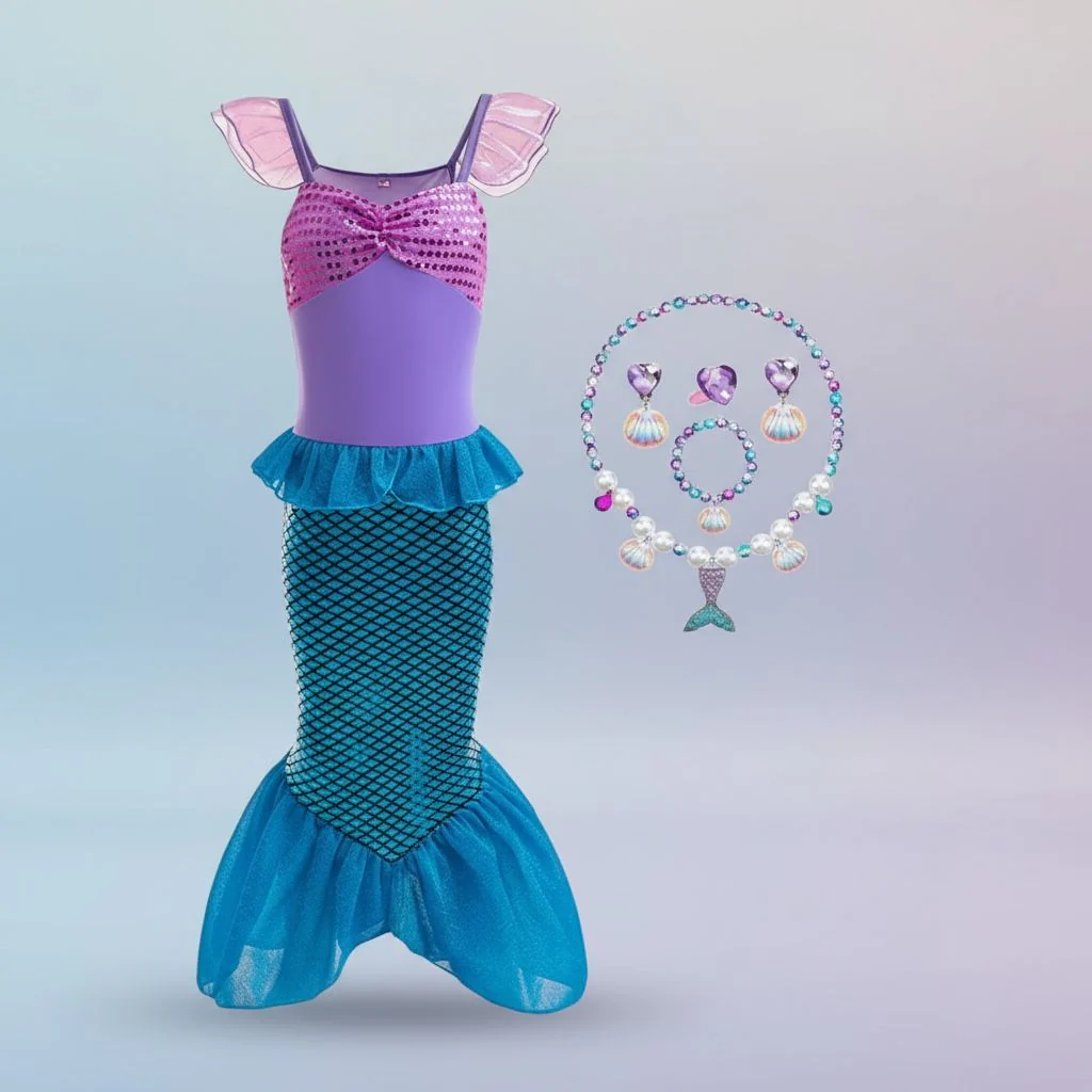 Déguisement fille - Sirène Oceana – Image 3