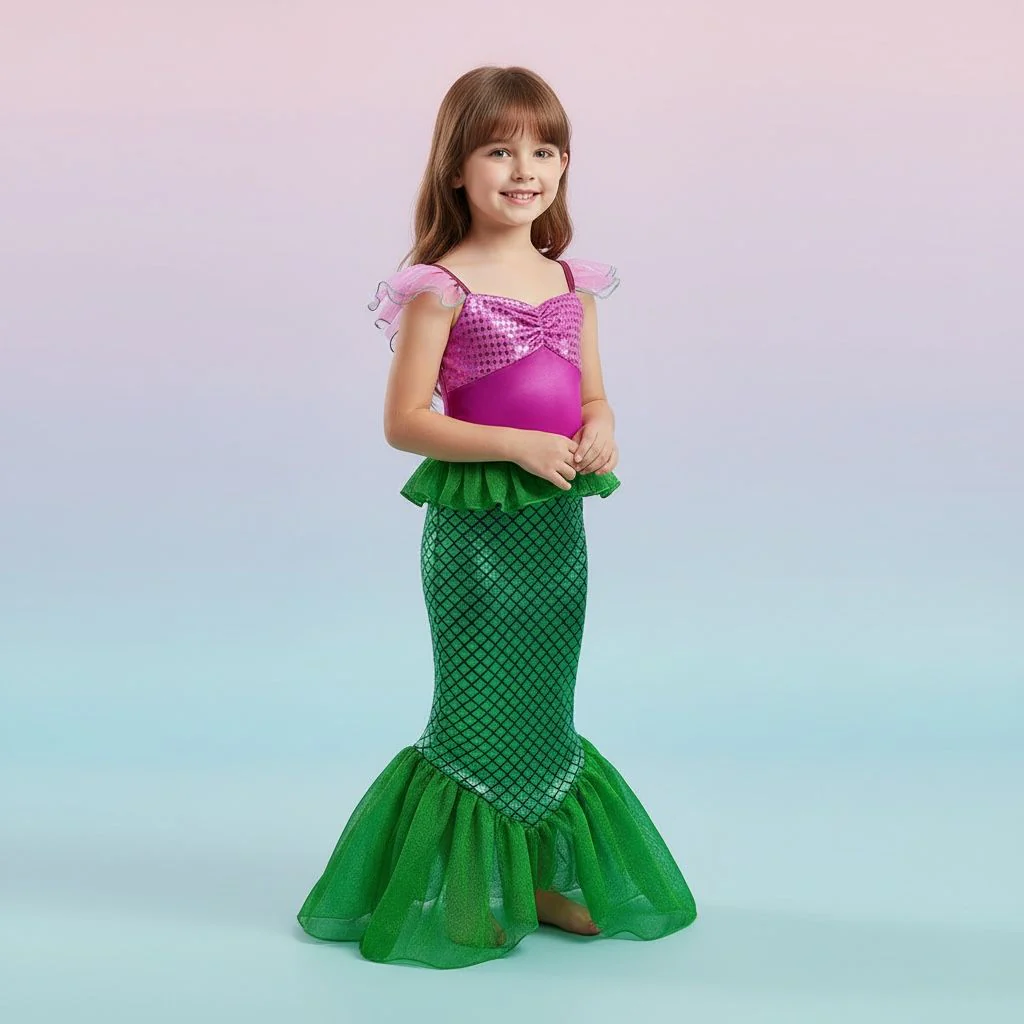 Déguisement fille - Sirène Oceana – Image 2