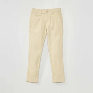 Pantalon chino slim beige