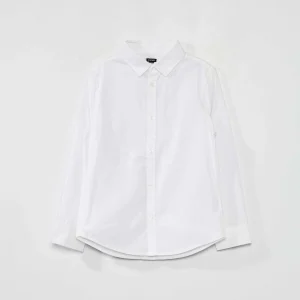 Chemise en popeline blanc