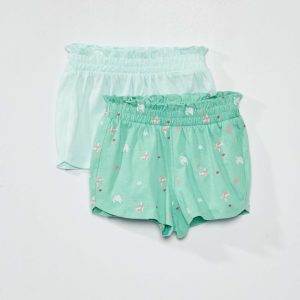 Lot de 2 shorts Bleu