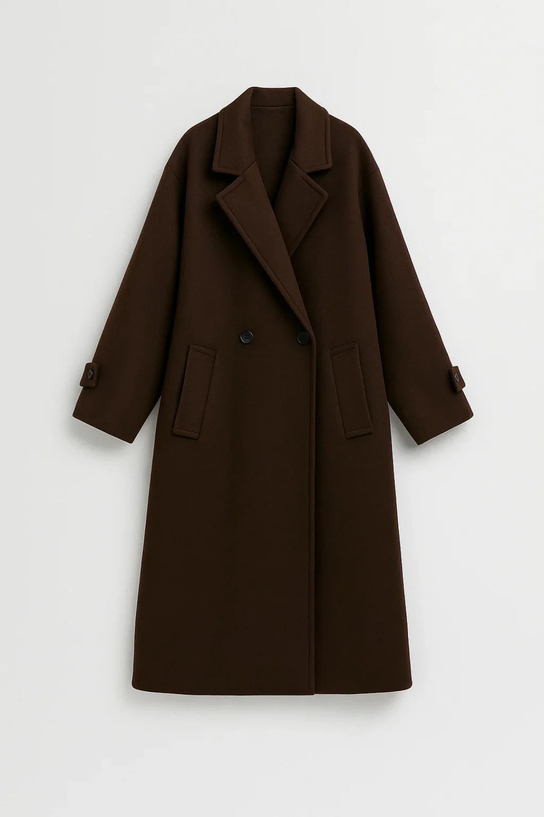 Manteau Femme | Long Oversize à Double Boutonnage | Élégant et Structuré pour Hiver – Image 3