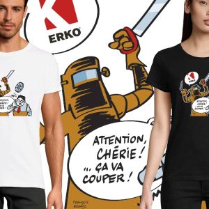 Tee-shirt ERKO « Attention Chérie … Ça va couper !! » Edition Limitée