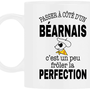☕ Mug humour béarnais – « Passer à côté d’un Béarnais »