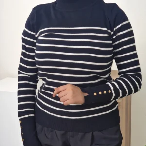 Pull en maille -Marinière -