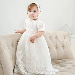 Robe de baptême bébé fille