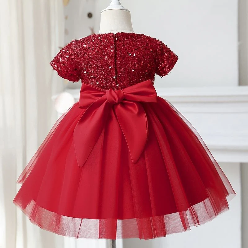 Robe cérémonie fille bustier pailleté – Image 4