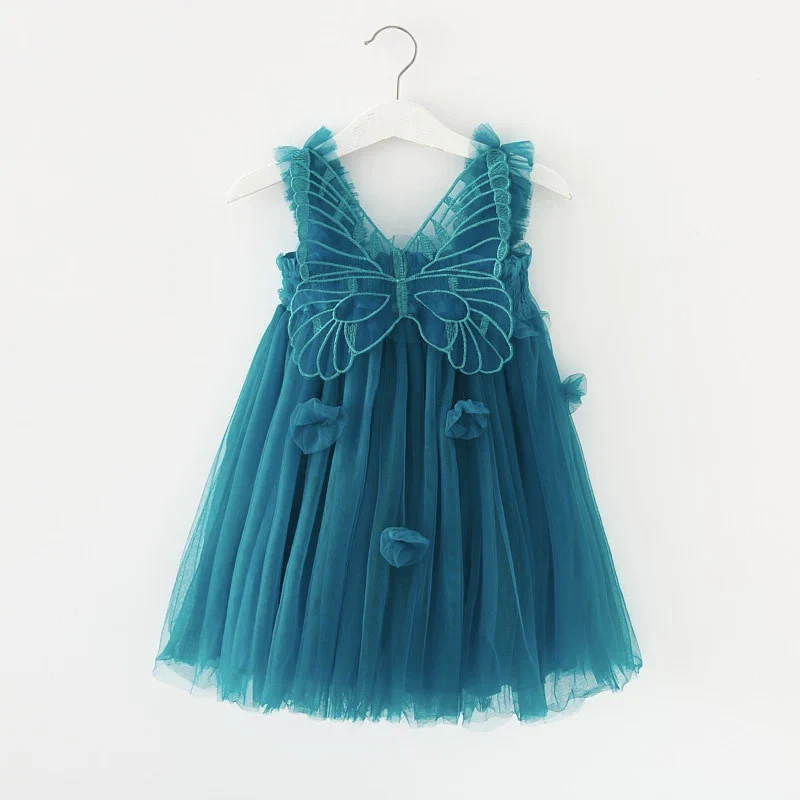 Robe cérémonie d'été papillon couleur - 48h – Image 3
