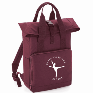 1 SAC REF : BG118 Sac à dos fermeture à enroulement personnalisation Clara danse