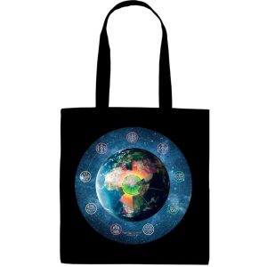1 SAC TOTE BAG NOIR PERSONNALISE MARIE LEFORT