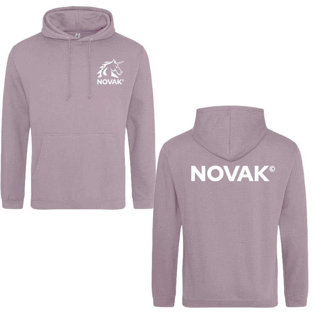 1 SWEAT JH001 DIRTY PURPLE PERSONNALISE NOVAK COEUR + DOS