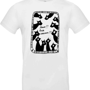 T-shirt « Boum !!! Bada boummm !!! » – Illustration Abi Illustration 🐺💥