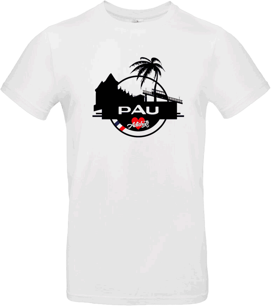 T-shirt « PAU – Adishatz » ❤️🏔️