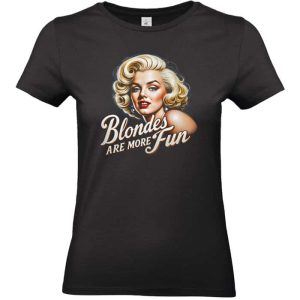 T-shirt femme vintage Blondes are more fun