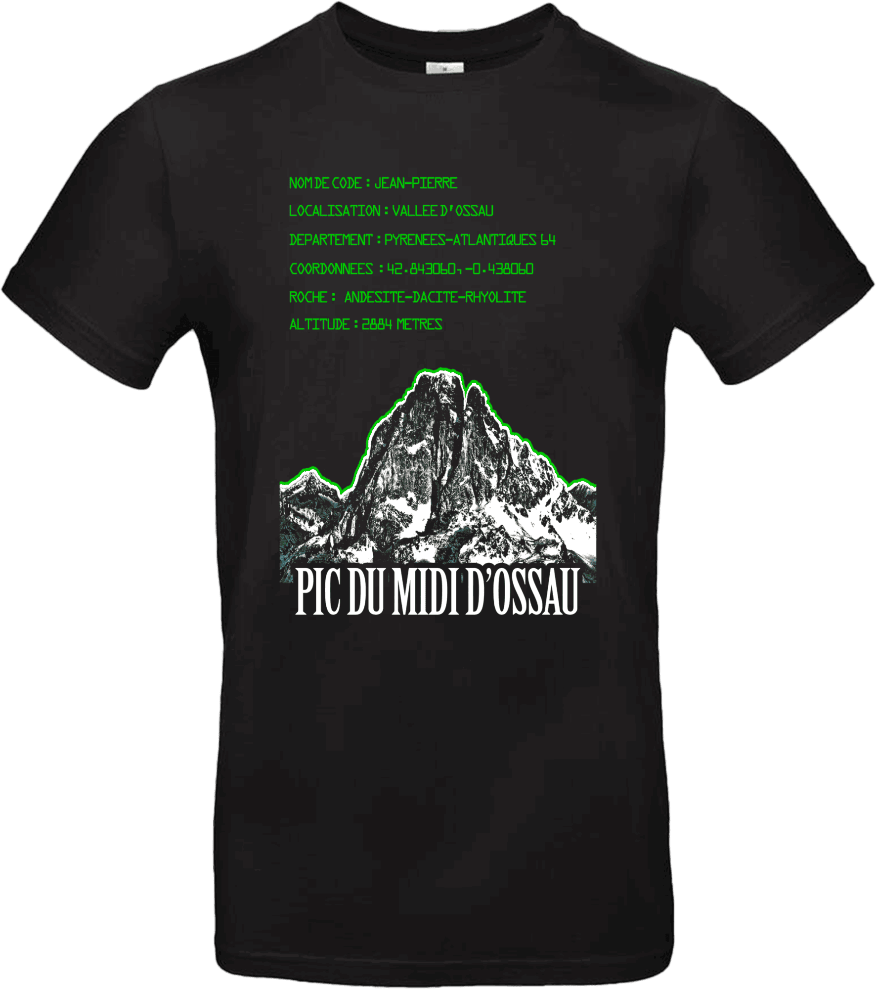 T-shirt “Pic du Midi d’Ossau – Jean-Pierre” – Image 2