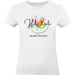T-shirt femme B&C E190 – Édition exclusive Hila Bâti