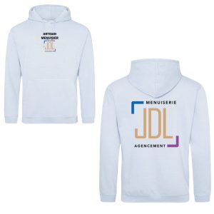 3 SWEAT JH001 + 5 POLO MY POLO 210 PERSONNALISES JDL MENUISERIE