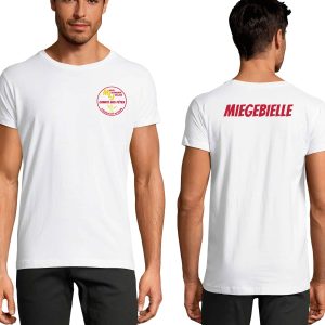 2 TEE SHIRT B&C E190 BLANC COMITE MLJ